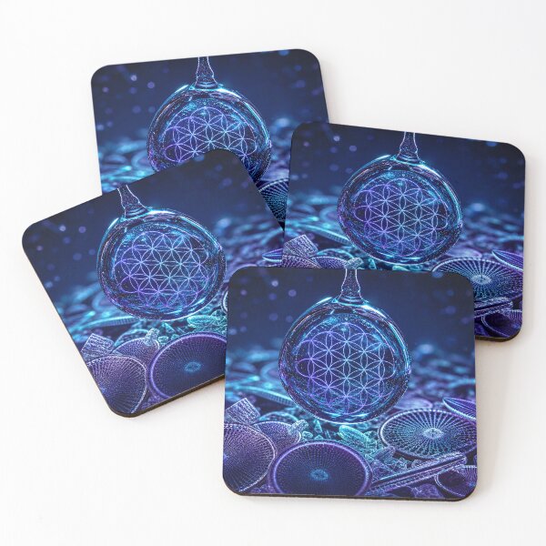 Item preview, Water Sphere Flower of Life Diatoms | Microcosmos designed and sold by monkeybusiness.pt.