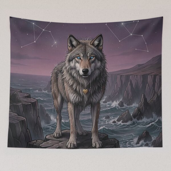 Item preview, Wolf by the Ocean designed and sold by MagelliShop.
