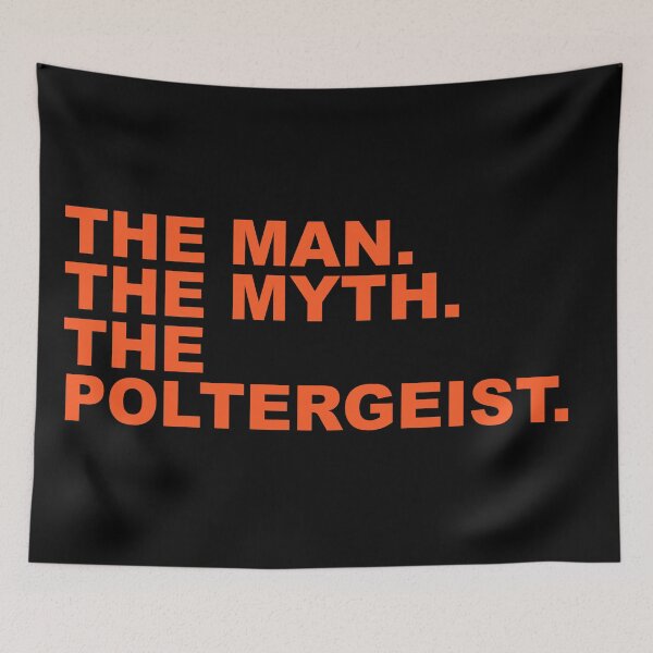 Item preview, The Man The Myth The Poltergeist Funny Halloween Ghost Quote designed and sold by Aesthetic Crew.