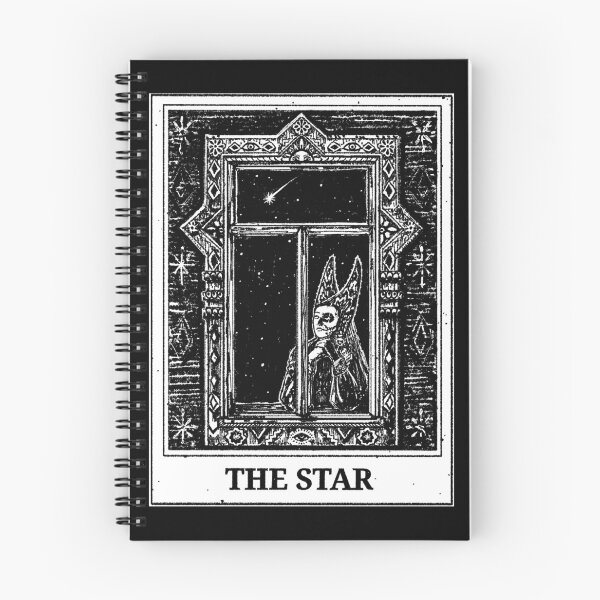 Item preview, The Star Tarot Card - Slavic Gothic Linocut  designed and sold by Yanuta.