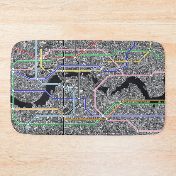Item preview, London map underground designed and sold by oliver polanski.