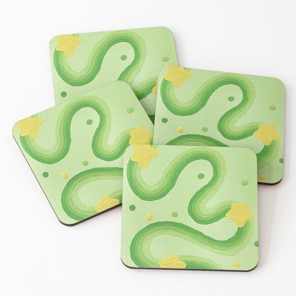 Item preview, Stars on a Green Space Wave designed and sold by Sydney-Sunxhine.
