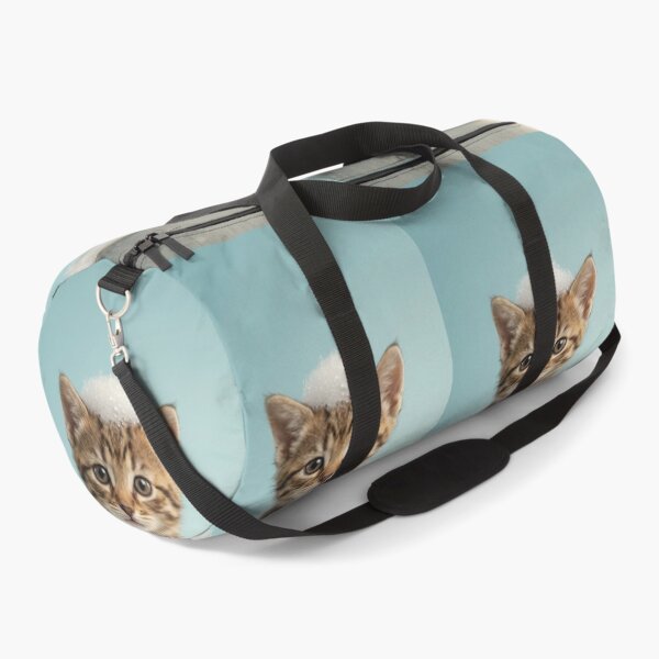 Item preview, Baby Cyprus Cat Bubble Bath Cute Nursery Bathroom Art designed and sold by LazyOwlStore.