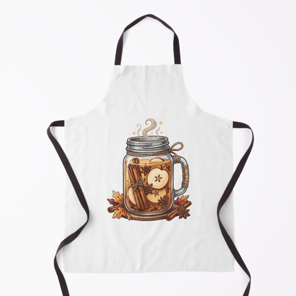 Item preview, Cozy Mulled Apple Cider Mason Jar with Cinnamon designed and sold by Mellow Doodle Co..