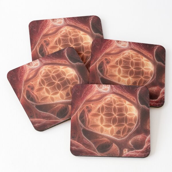 Item preview, Glowing Flower of Life Organic Chamber | Microcosmos designed and sold by monkeybusiness.pt.