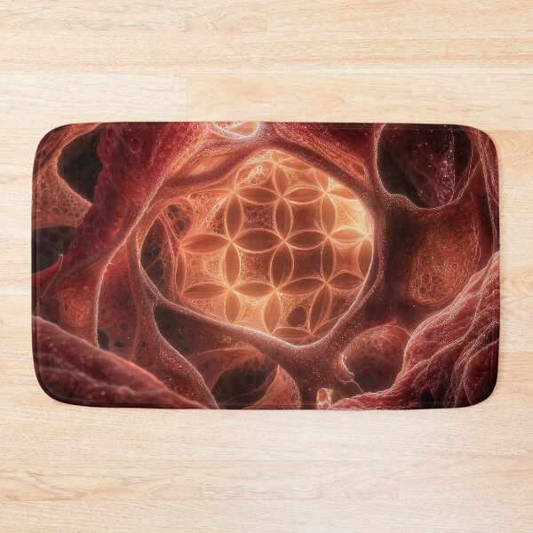 Item preview, Glowing Flower of Life Organic Chamber | Microcosmos designed and sold by monkeybusiness.pt.
