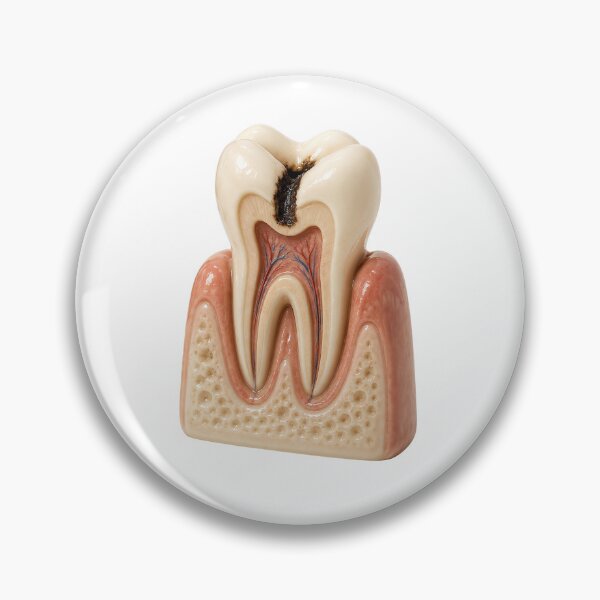 Item preview, 3d Human Tooth Anatomy with Dental Cavity, Pulp, Nerves and Root Canal Cross Section designed and sold by RokaCircles.