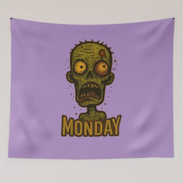 Item preview, Monday Morning Office Zombie designed and sold by MarCinu Art.