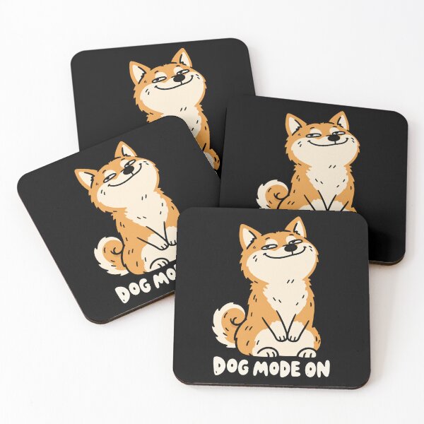 Item preview, Dog Mode On Funny Shiba Inu designed and sold by MonkiFlipp.