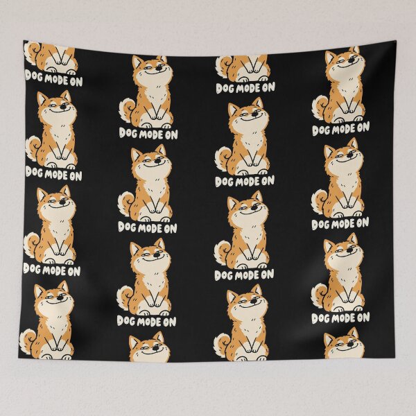 Item preview, Dog Mode On Funny Shiba Inu designed and sold by MonkiFlipp.