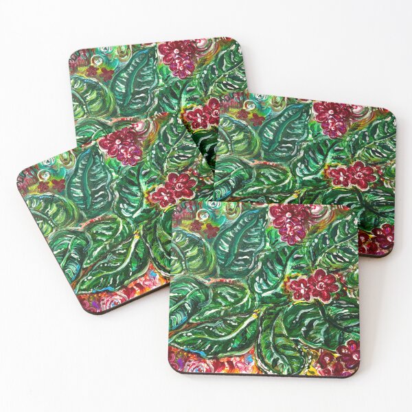 Item preview, Tropical Calathea Joy - Vibrant Australian Summer Botanicals designed and sold by mowely_art.