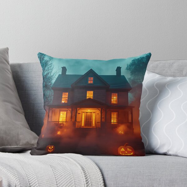 Item preview, Haunted Pumpkin House designed and sold by PicParadiz.