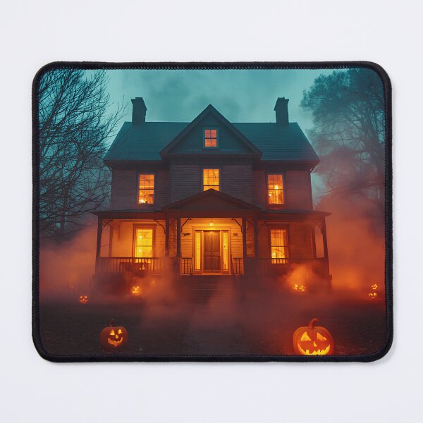 Item preview, Haunted Pumpkin House designed and sold by PicParadiz.