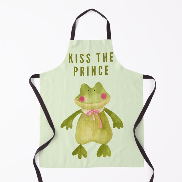 Item preview, Kiss the Prince Cute Frog with Bow Fairytale Design designed and sold by BoldPowStudio.