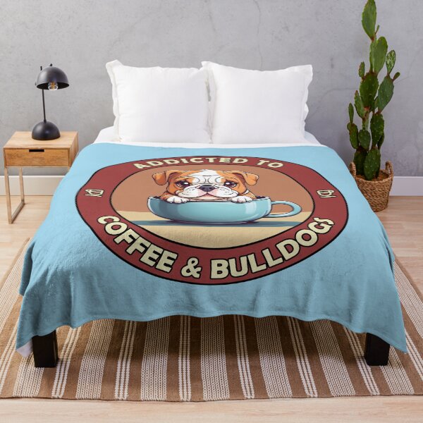 Item preview, Addicted to Coffee & Bulldogs - Perfect for Coffee Lovers and Dog Owners  designed and sold by brindled.