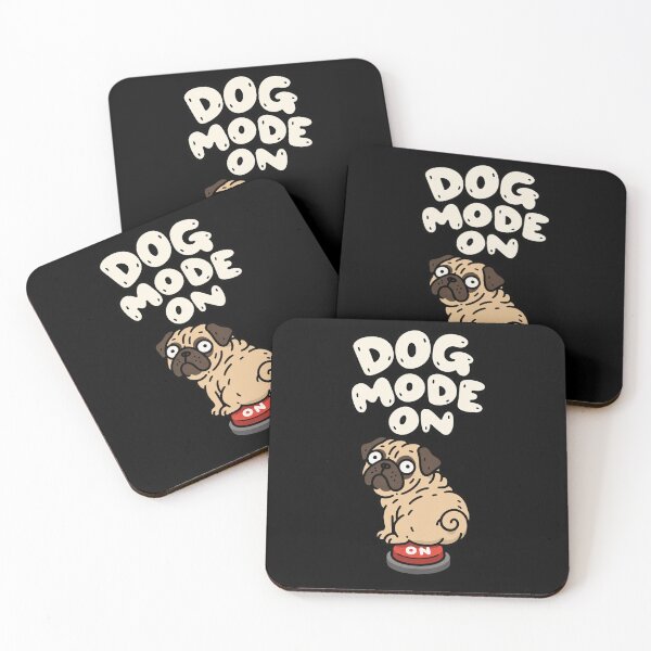 Item preview, Dog Mode On Funny Pug Meme designed and sold by MonkiFlipp.