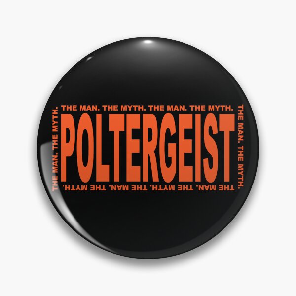 Item preview, The Man The Myth The Poltergeist Funny Halloween Ghost Typography designed and sold by Aesthetic Crew.