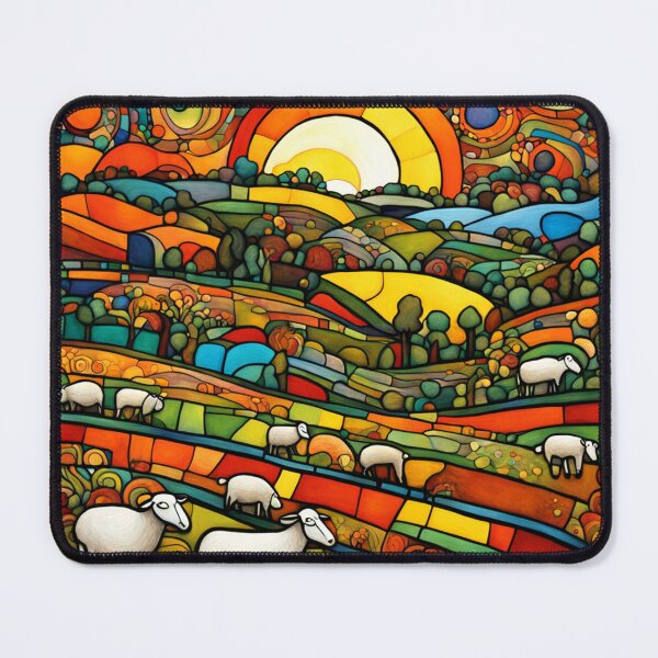Item preview, Sheep on the hills designed and sold by George Hutton Hunter.