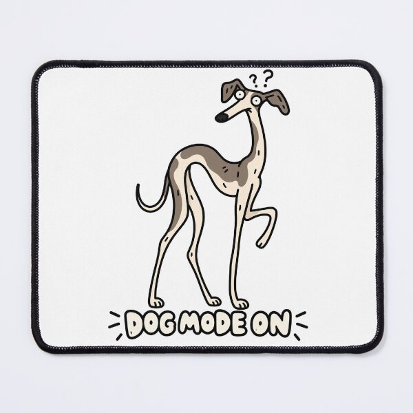 Item preview, Dog Mode On Funny Skinny Dog designed and sold by MonkiFlipp.