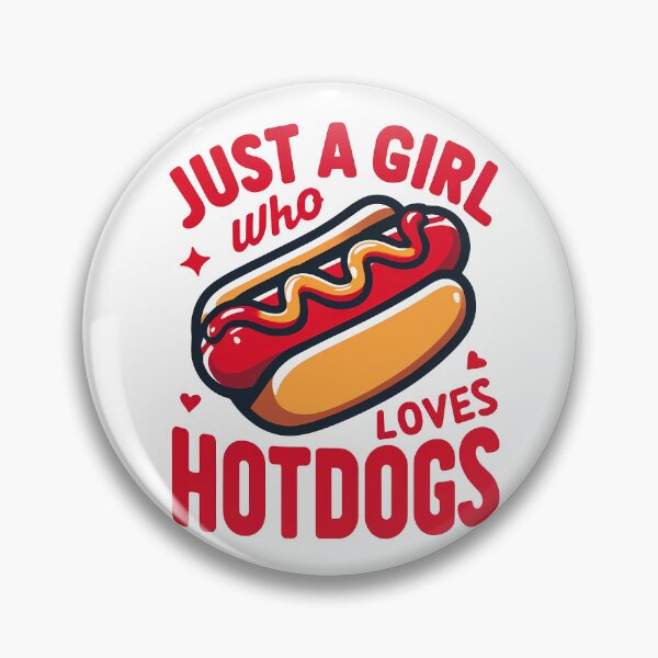 Item preview, Just a girl who loves hotdogs designed and sold by Tiny-Love ⭐⭐⭐⭐⭐.