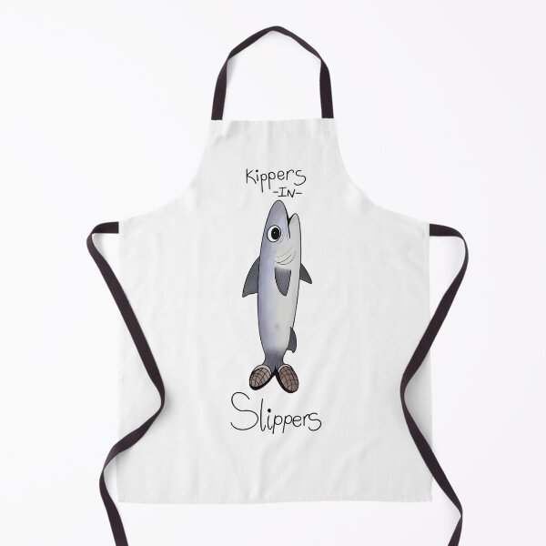 Aperçu de l'œuvre Kippers In Pantoufles Chemise de jeu de mots de poisson drôle créée et vendue par SChouseclothing.