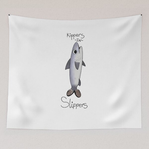 Item preview, Kippers In Slippers Funny Fish Pun Shirt designed and sold by SChouseclothing.