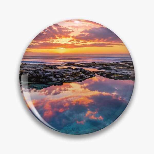 Item preview, Sunset Tide Pool Reflections designed and sold by Wild Bloom Paws.