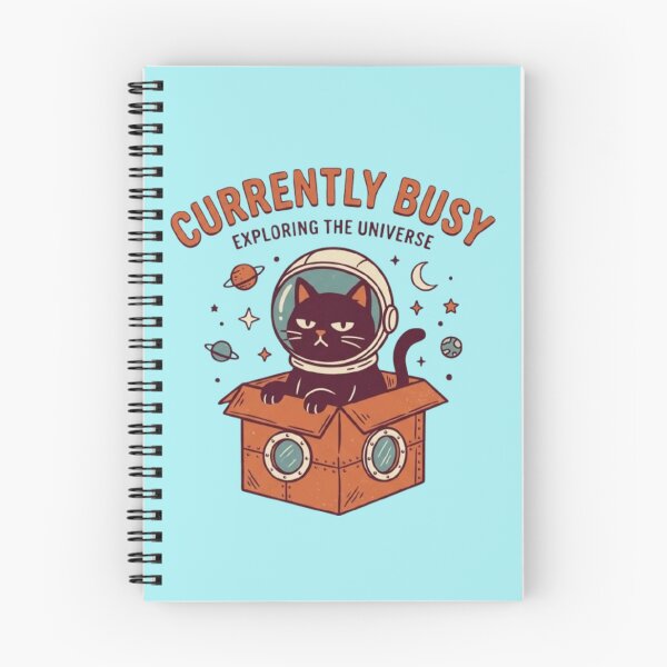 Item preview, Currently Busy – Astronaut Cat Exploring the Universe designed and sold by Dogandesighn.