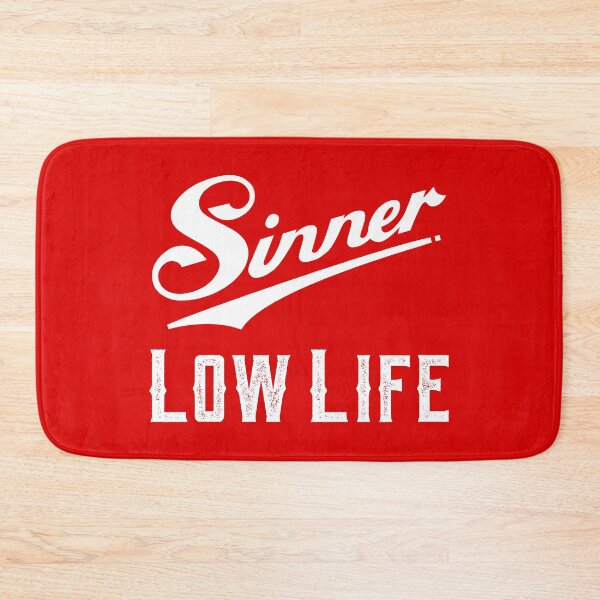 Item preview, Sinner Low Life Vintage Script Graphic & Retro Typography designed and sold by gayishdesign.