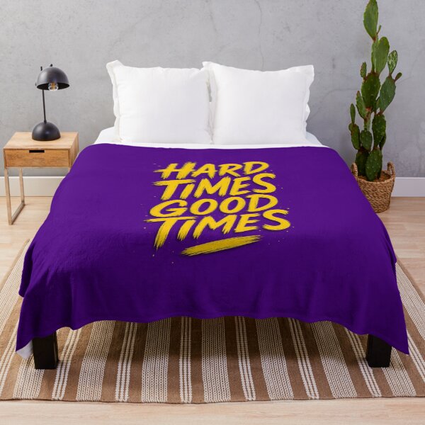 Item preview, Hard Times Good Times Typography designed and sold by MarCinu Art.