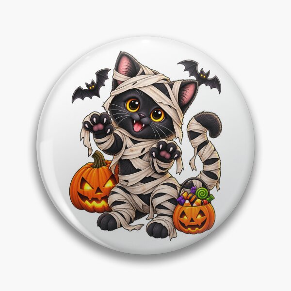 Item preview, Cute Halloween Mummy Cat designed and sold by DavidH0918.