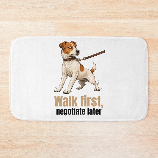 Item preview, Jack Russell - Walk First - JRT designed and sold by bluesquidink.
