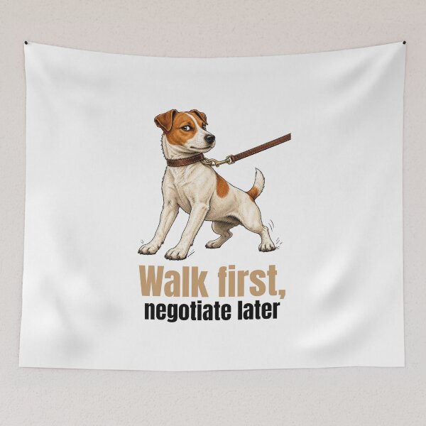 Item preview, Jack Russell - Walk First - JRT designed and sold by bluesquidink.