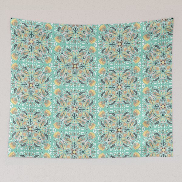 Item preview, Green Sea Tile designed and sold by The Wandering Artist.