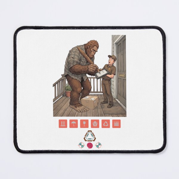 Item preview, Sasquatch Signature: Bigfoot Accepts a Package Delivery designed and sold by Whimsy Trail Co.