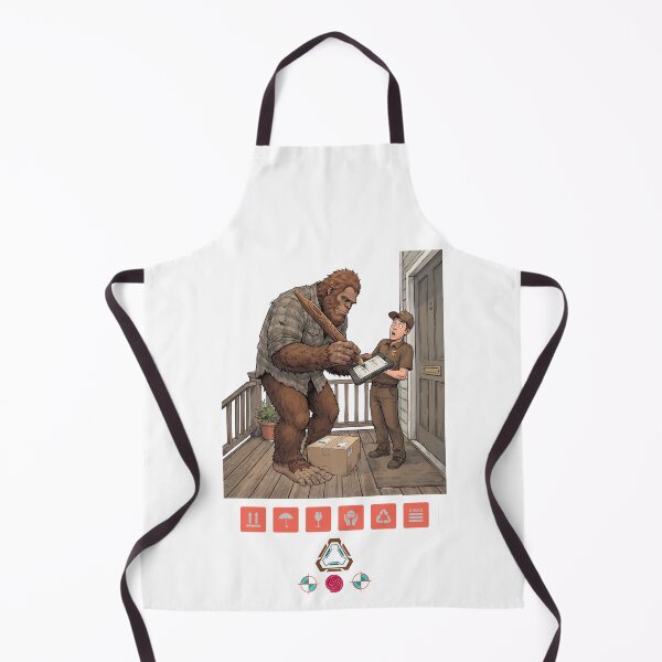 Item preview, Sasquatch Signature: Bigfoot Accepts a Package Delivery designed and sold by Whimsy Trail Co.