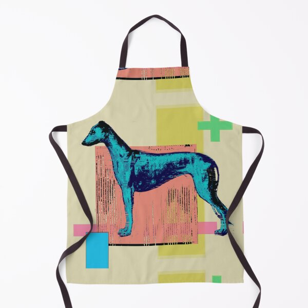 Item preview, Glitch Sighthound Geometric Pop Art №4 designed and sold by MikZviagin.