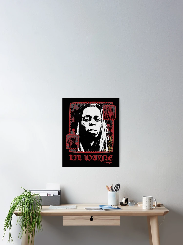 Thumbnail 2 of 3, Poster, Lil Wayne Rapper designed and sold by Inzarportrait.