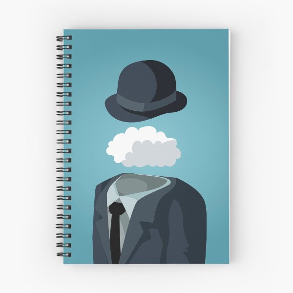 Item preview, surreal man in suit with a cloud head and bowler hat designed and sold by matintheworld ( delcarmat ).