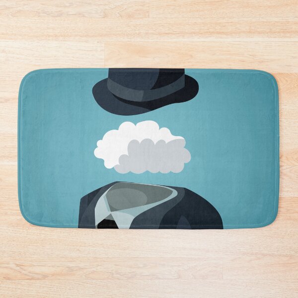Item preview, surreal man in suit with a cloud head and bowler hat designed and sold by matintheworld ( delcarmat ).