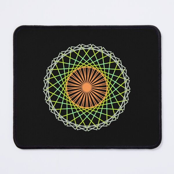 Item preview, A square that became a beautiful radial geometric pattern. designed and sold by Designfs.