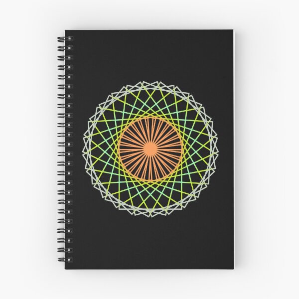 Item preview, A square that became a beautiful radial geometric pattern. designed and sold by Designfs.