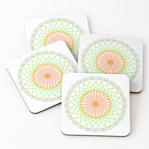 Item preview, A square that became a beautiful radial geometric pattern. designed and sold by Designfs.