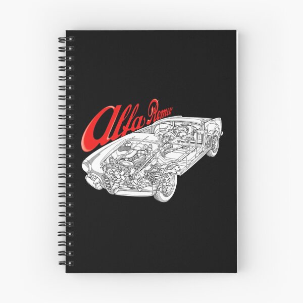 Item preview, Italian 2 door sportcar Giulietta Spider. Cutaway car art automotive blueprint        designed and sold by ANTHONYSHOP-CA.