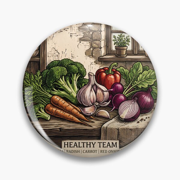 Item preview, Healthy Team – Vegetable Garden Print by PanaluPrint designed and sold by PanaluPrint .