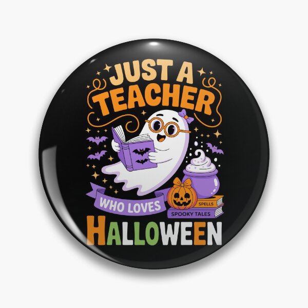 Item preview, Just a Teacher Who Loves Halloween designed and sold by jkrphoto.