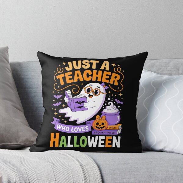 Item preview, Just a Teacher Who Loves Halloween designed and sold by jkrphoto.