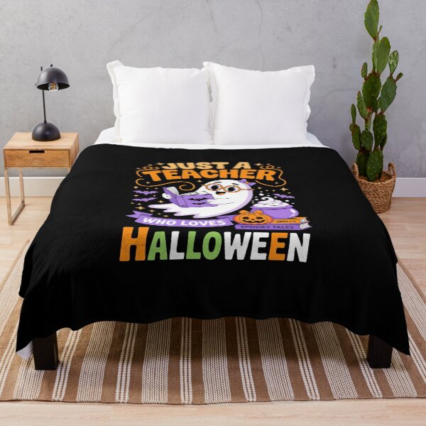 Item preview, Just a Teacher Who Loves Halloween designed and sold by jkrphoto.
