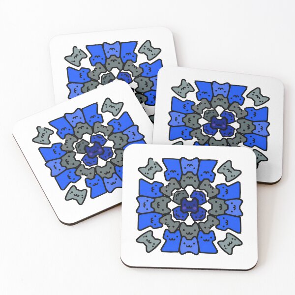 Item preview, Cute Cat Mandala Pattern designed and sold by OlyvieArt.