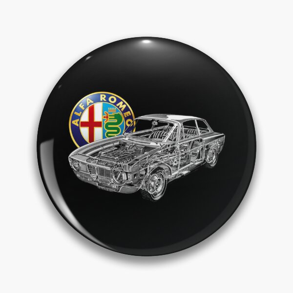 Item preview, Italian red sport 2 door coupe Giulia sprint GTA SA. Cutaway car art automotive power train designed and sold by ANTHONYSHOP-CA.